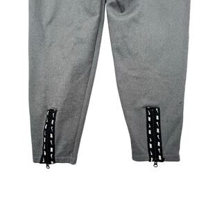 Nike Zip Ankle Gray Athletic Joggers Women's Drawstring Comfort Sweatpants S